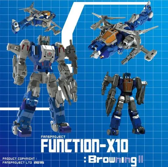 Трансформация FansProject Function-X10: Браунинг II X-10 FX-10 | Игрушки и хобби