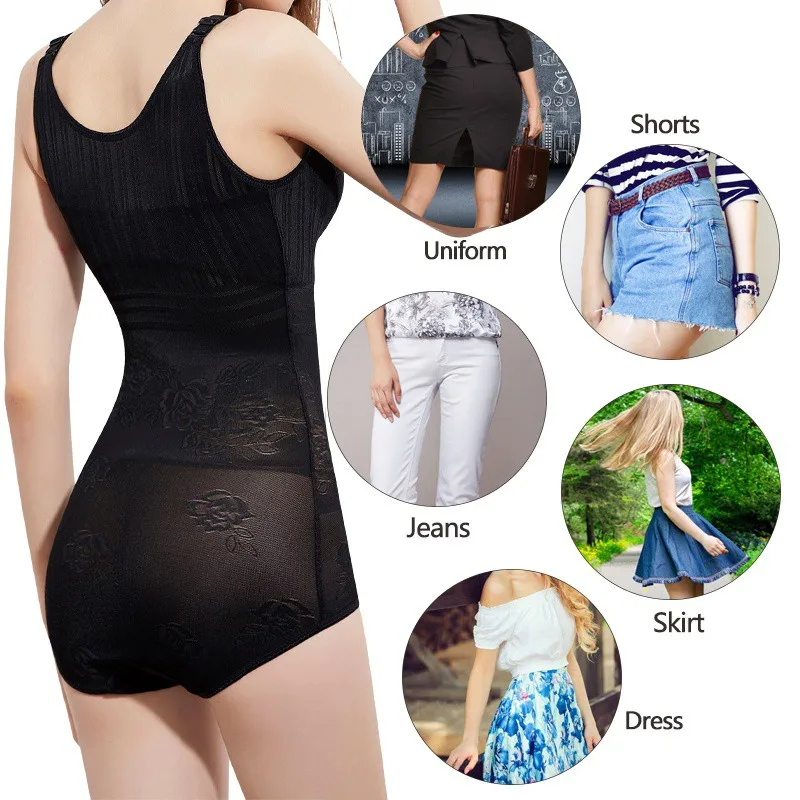 

Women Thin Bottom Row Button Waist Trainer Slimming Belt Tummy Shaper Corrective Binders Body Shapers Hip-Lifter Bodysuits New