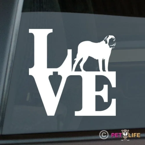 

Наклейка с надписью Love Mastiff высечка винил-парк Английский Цвет