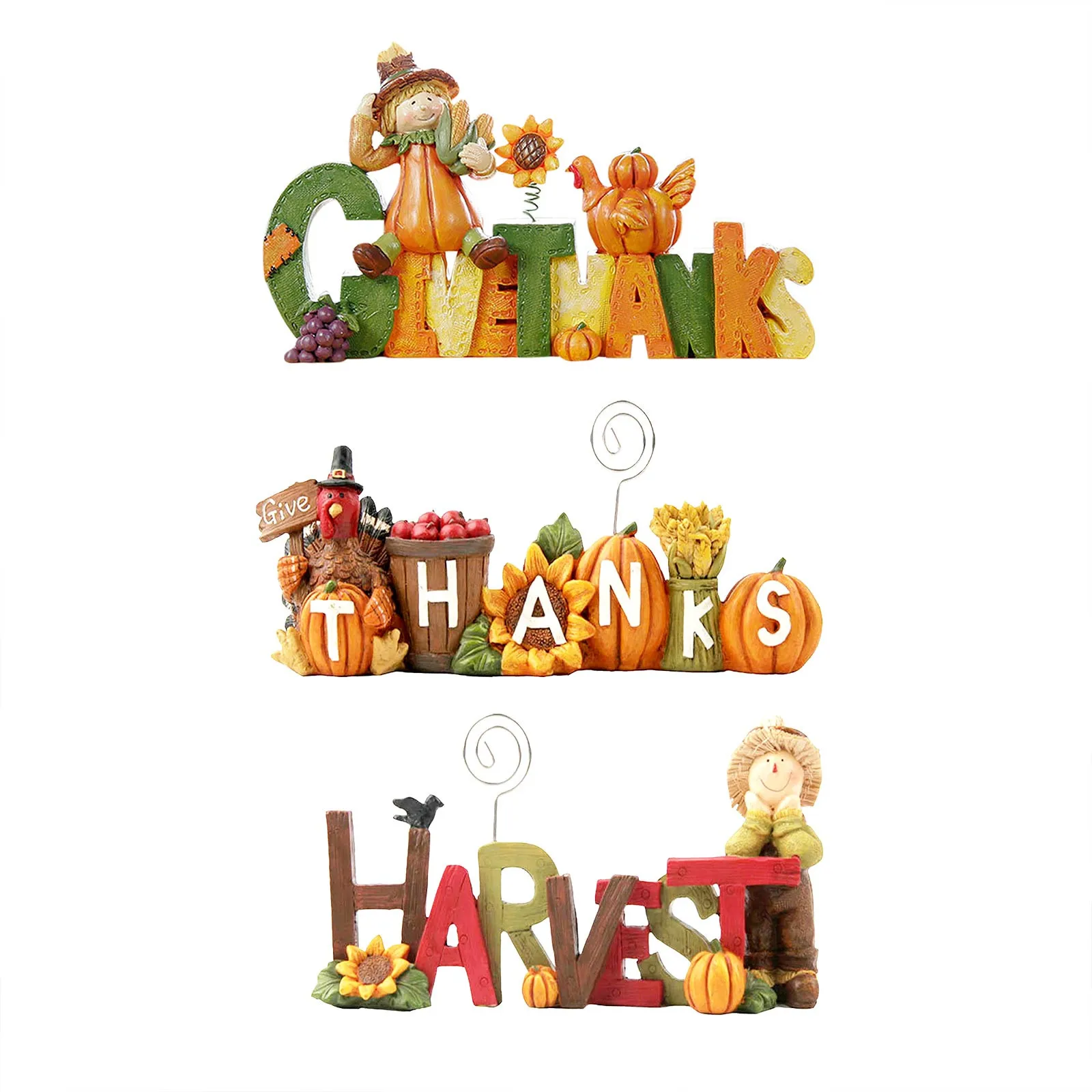 

Держатель с буквами на осень, День благодарения, подарки, праздничное украшение, украшения для открыток, праздничные зеленые и Желтые рожде...