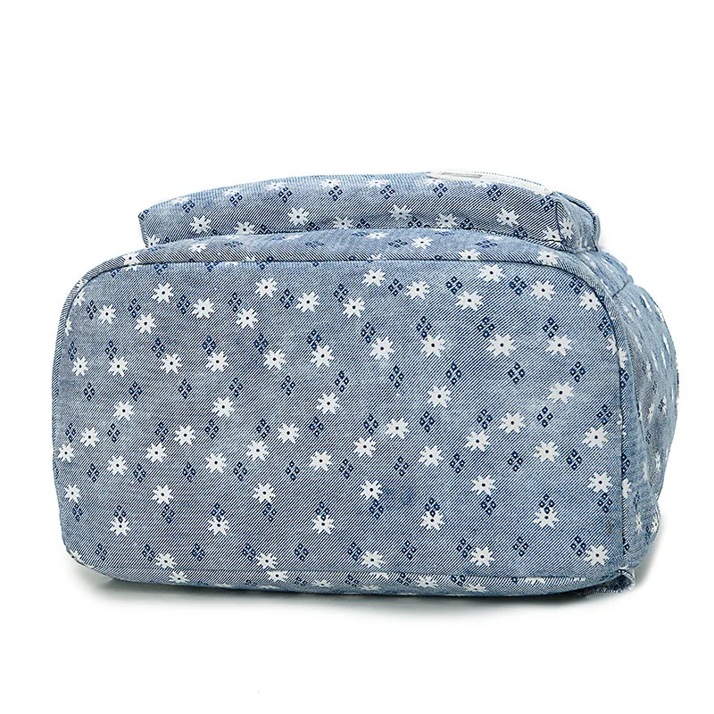 Винтажный школьный рюкзак для девочек подростков вместительный холщовый с