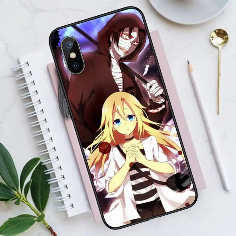 

Japan anime Angels of Death Phone Case for iPhone 11 12 pro XS MAX 8 7 6 6S Plus X 5S SE 2020 XR Luxury brand shell funda coque