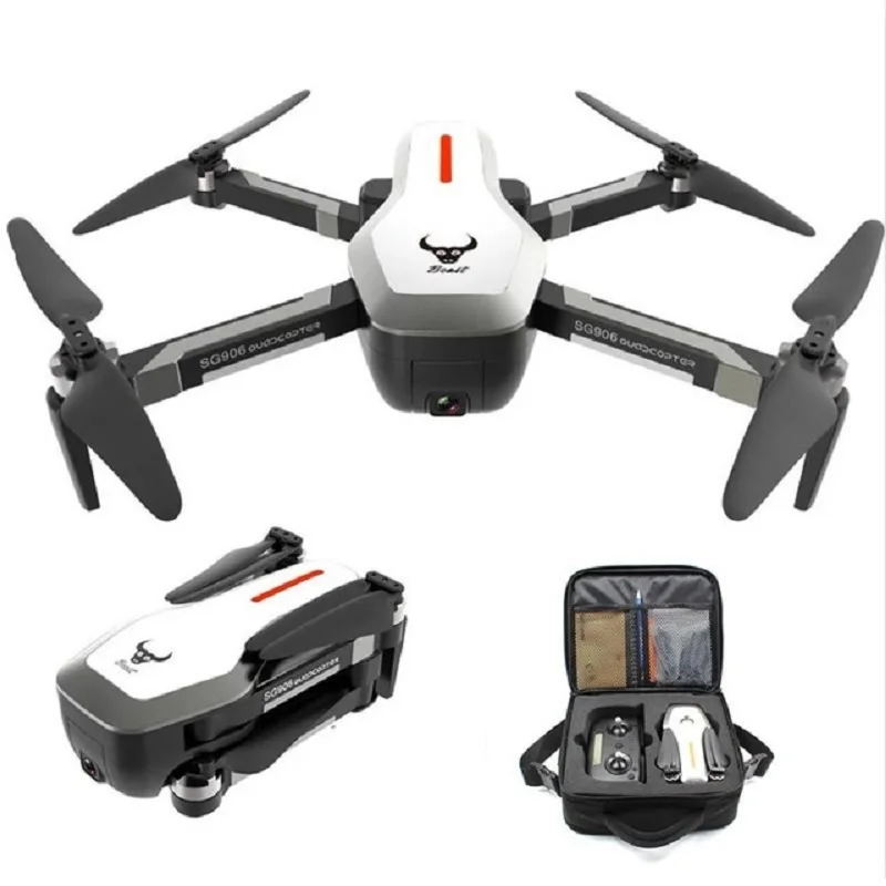 RCtown ZLRC Beast SG906 gps 5G wifi FPV с 4K Ультра прозрачной камерой бесщеточный селфи складной Радиоуправляемый Дрон Квадрокоптер RTF - Цвет: 3 battery and bag