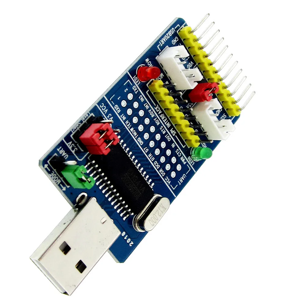 Преобразователь CH341A USB в SPI I2C IIC UART TTL ISP серийная кисть для отладки RS232 RS485|Детали и