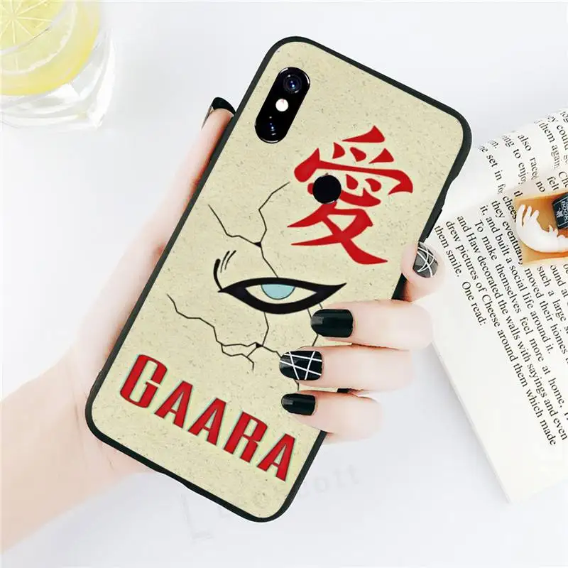 

Gaara Anime Naruto high quality Phone Case For Xiaomi Redmi note 7 8 9 t k30 max3 9 s 10 pro lite