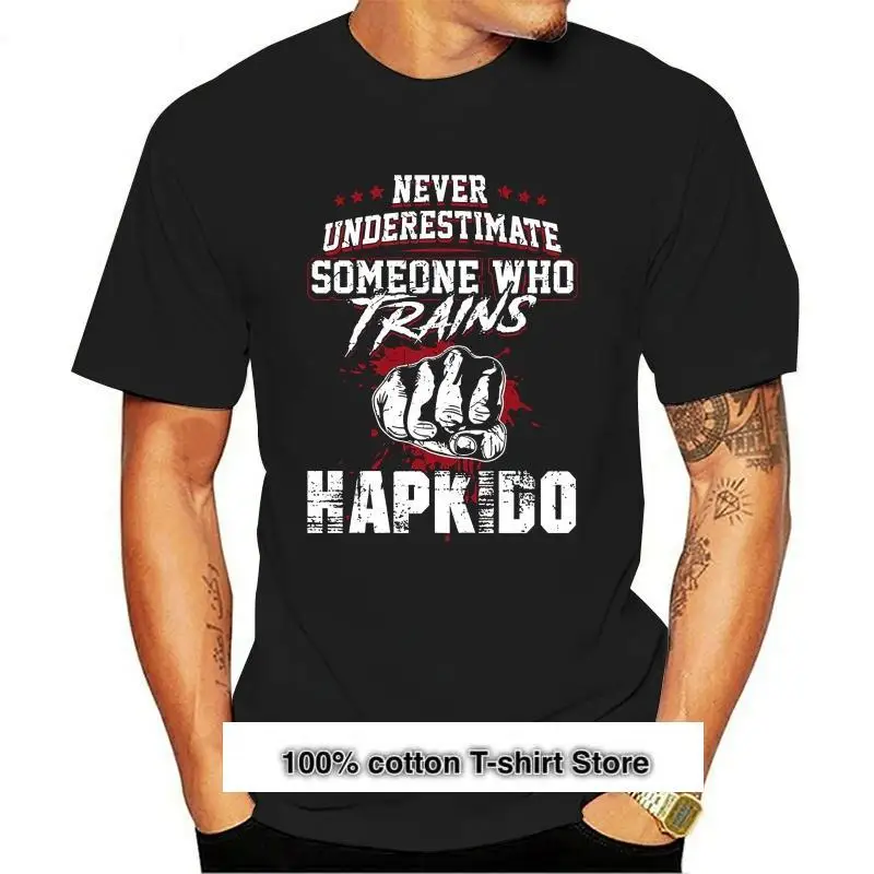 

Camiseta de Hapkido para hombre, camiseta de manga corta de moda de verano