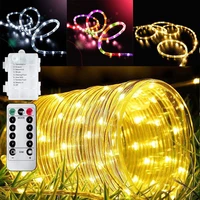 outdoor 50100 led garland led strip lights control tube rope fairy garland for birthday partyvalentines daywedding decoration