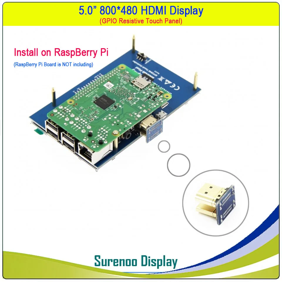 5 &quot5 0 inch 800*480 совместимому с HDMI на тонкопленочных транзисторах тонкоплёночных