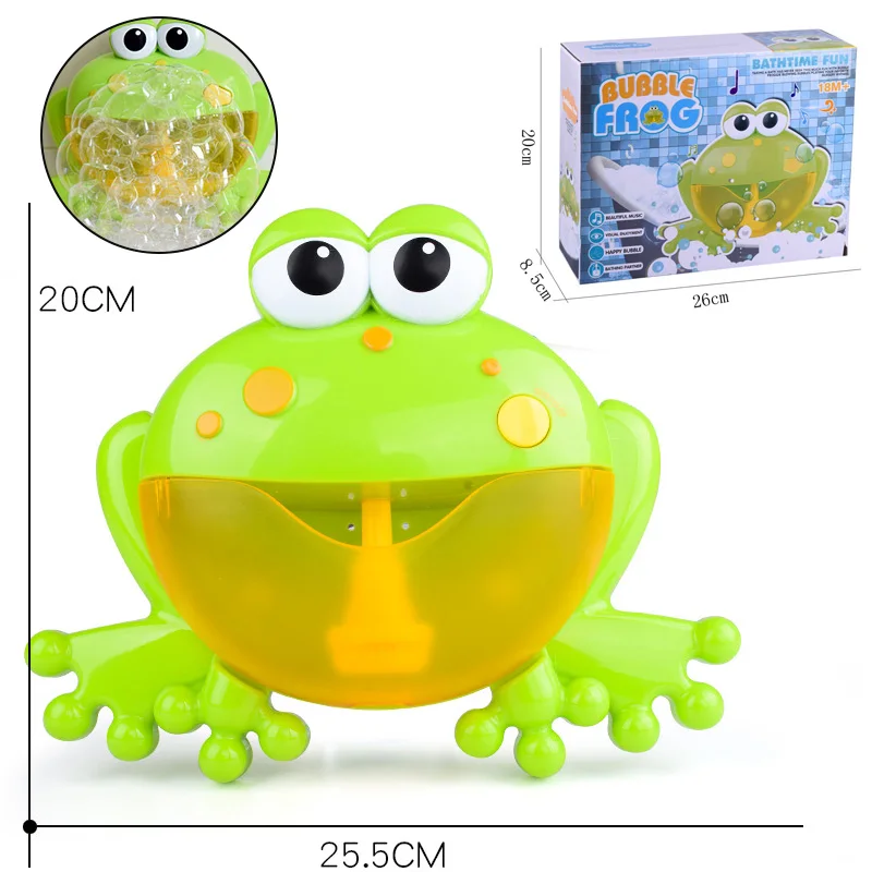 

Hot selling Baby water toys kids baby bathing Shower Bubble Frog Crab Bubbles Soap Toys for Children Kids Bubble Toy for Gift