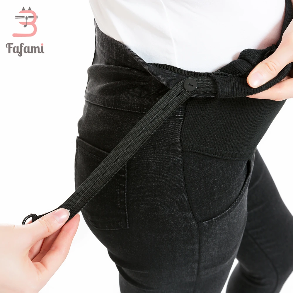 Maternity Pants Maternity Jeans for Pregnant Women Plus Size Pregnancy clothes Elastic Skinny Trousers Jeans Over The Pant Femme