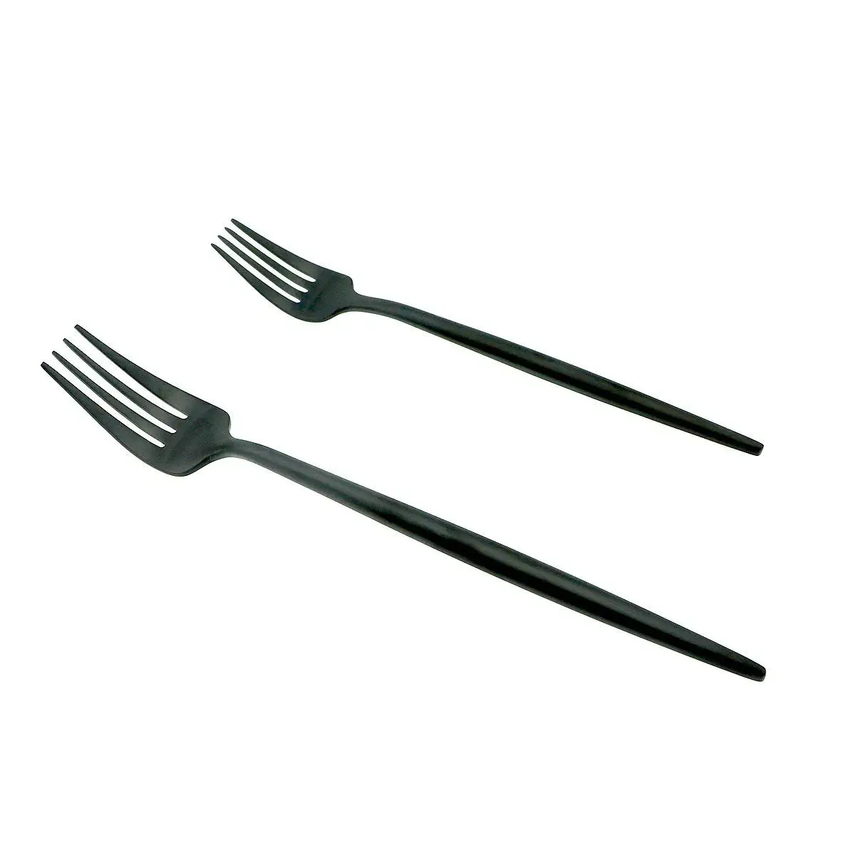 Матовый черный набор посуды из нержавеющей стали 304 Обеденный нож салатная вилка