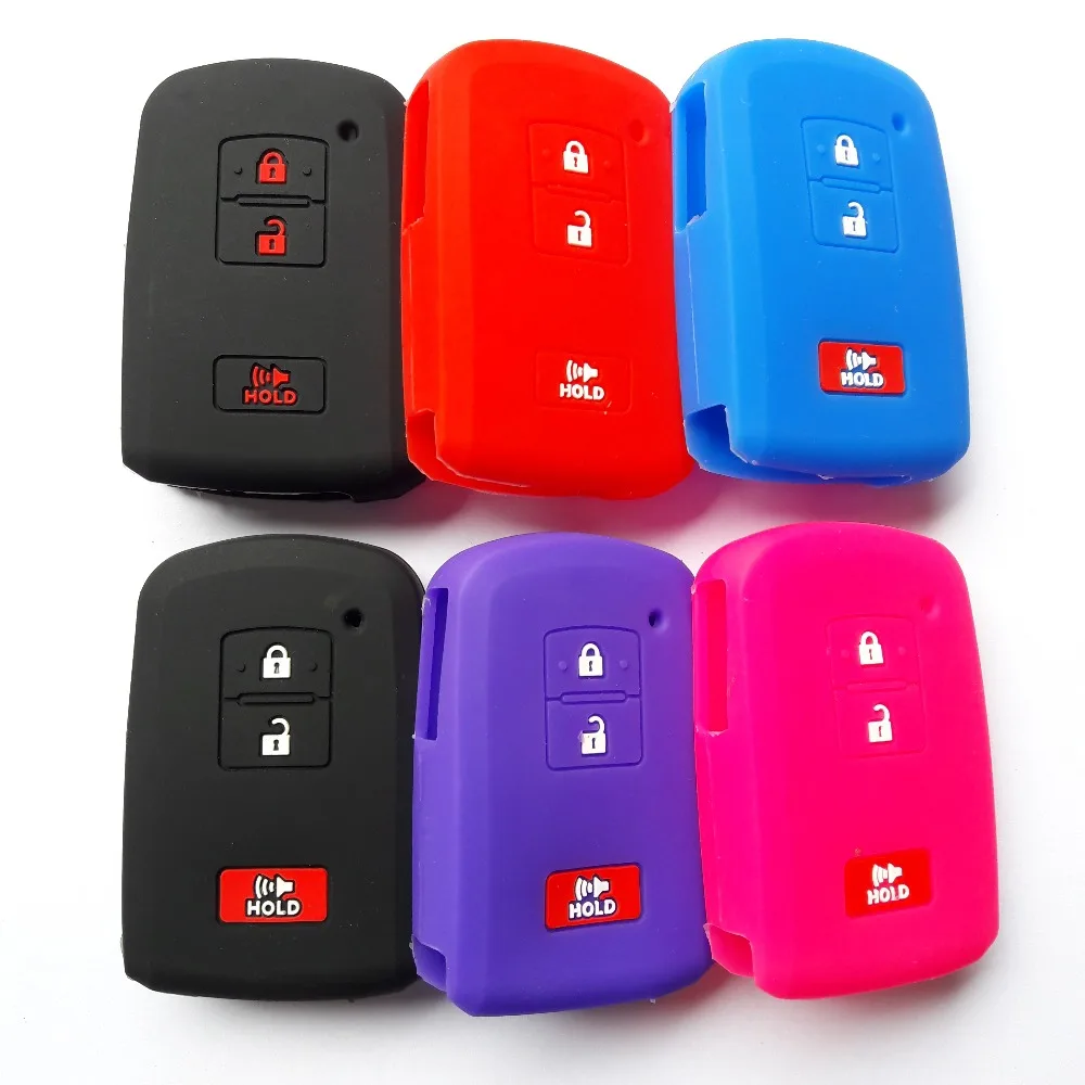 Силиконовый автомобильный держатель RUNFA без ключа протектор для Toyota RAV4 Prius Landcruiser