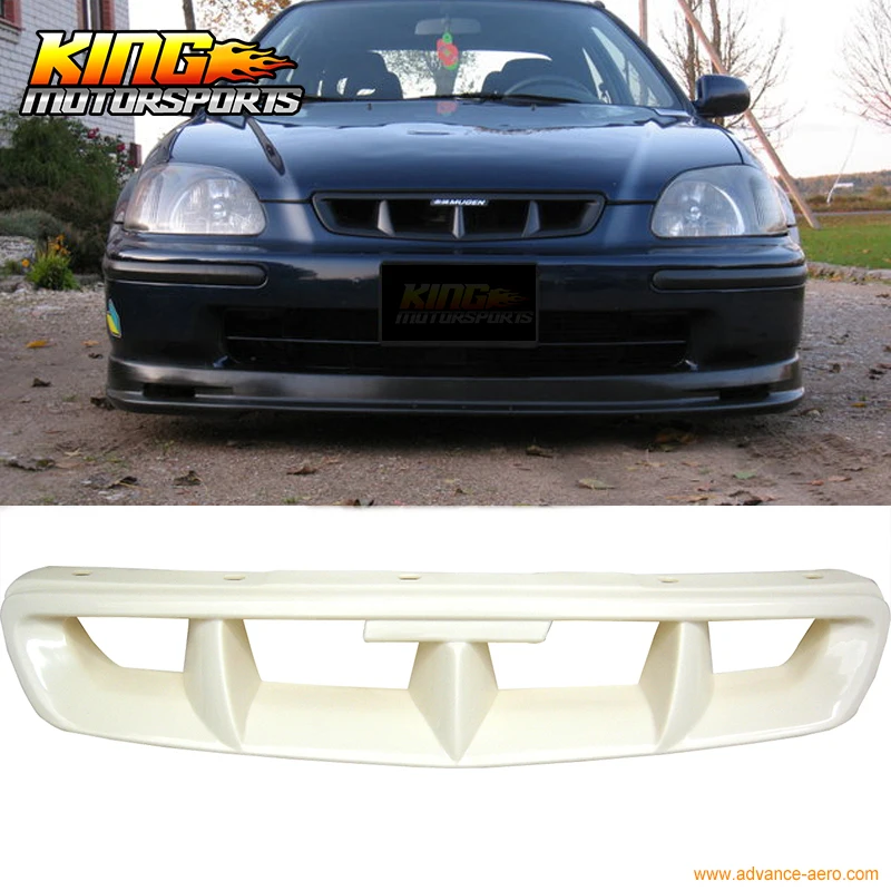 FitFIT для 1996 1998 97 HONDA CIVIC 2Dr 3Dr 4Dr MUGEN STYLE ABS передний бампер капот гриль решетка ABS|door