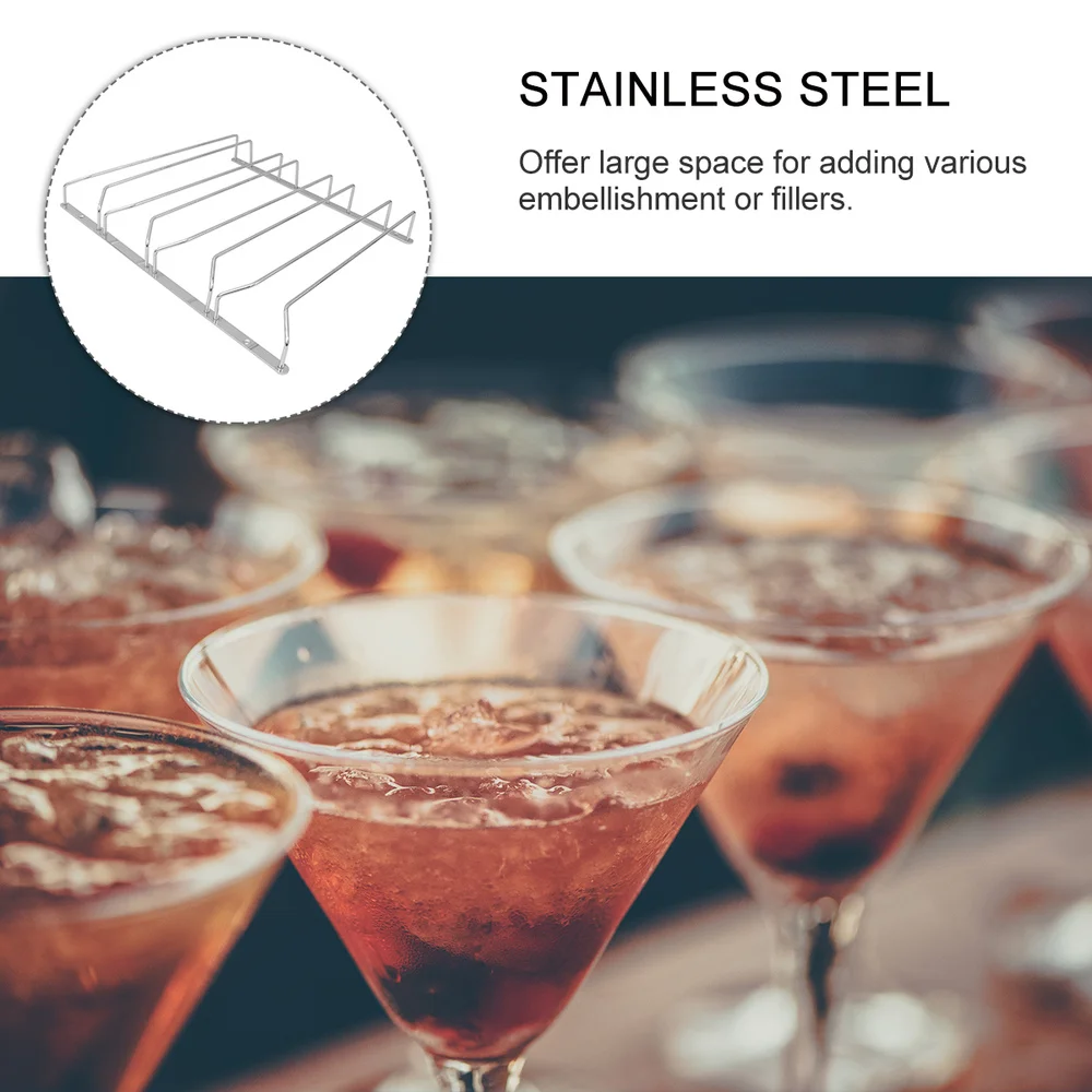 

1 Pc Portable Storage Rack Conveninent Cup Holder for Living Room (Silver)