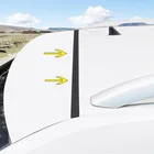 Универсальная резиновая уплотнительная лента для кромки багажника, 1,6 м, наклейка на внедорожник, MPV, хэтчбек, внешний аксессуар для автомобиля