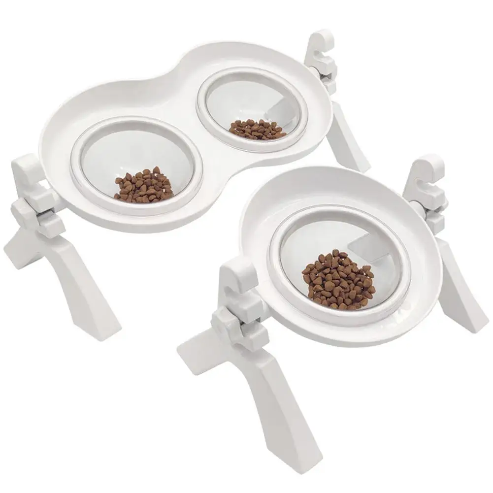 

Миска для кормления домашних животных, регулируемая съемная Нескользящая чаша для кошек и собак, столовая посуда для питомцев