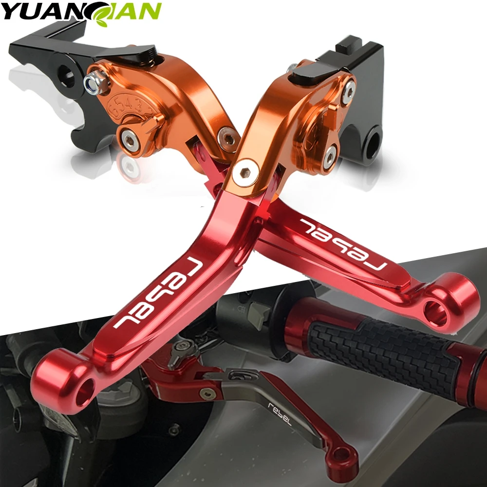 

Motorcycle Accessories Folding Extendable Brake Clutch Levers For HONDA REBEL CMX250C 1996 1997 1998 1999 2000 2001 2002-2011