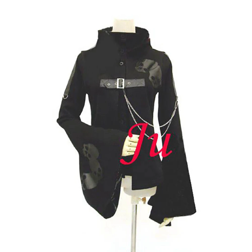 

fondcosplay hiphop Gothic Tripp Lolita Punk Fashion black cotton Jacket Coat Cosplay Costume Tailor-made[CK747]