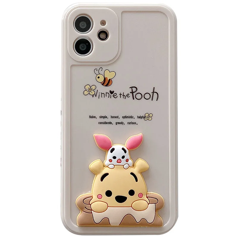 

Disney cute Winnie the Pooh couple mobile phone case for iPhone7/8/7plus/8p/se/xr/xs/xsmax/11/11pro/11promax/12/12promax/12mini