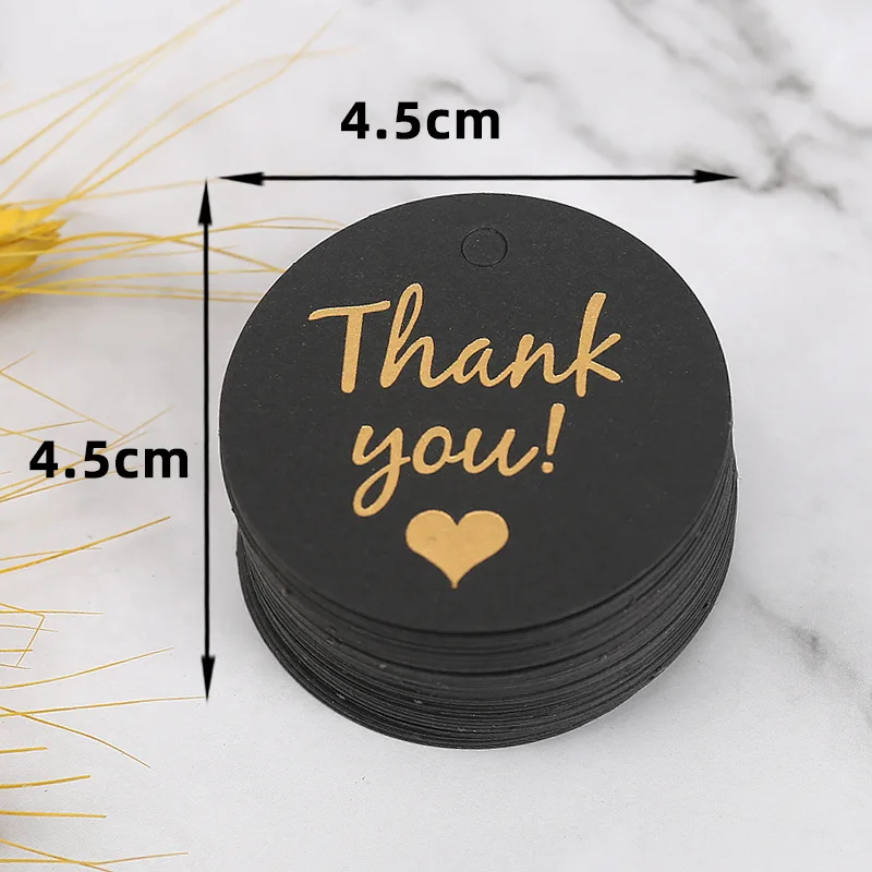 

Бронзовые круглые открытки спасибо 50 шт