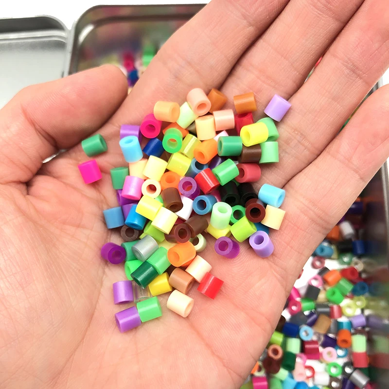 1000 шт. разноцветные бусины предохранители 5 мм Гладильные Hama Beads Tangram головоломки