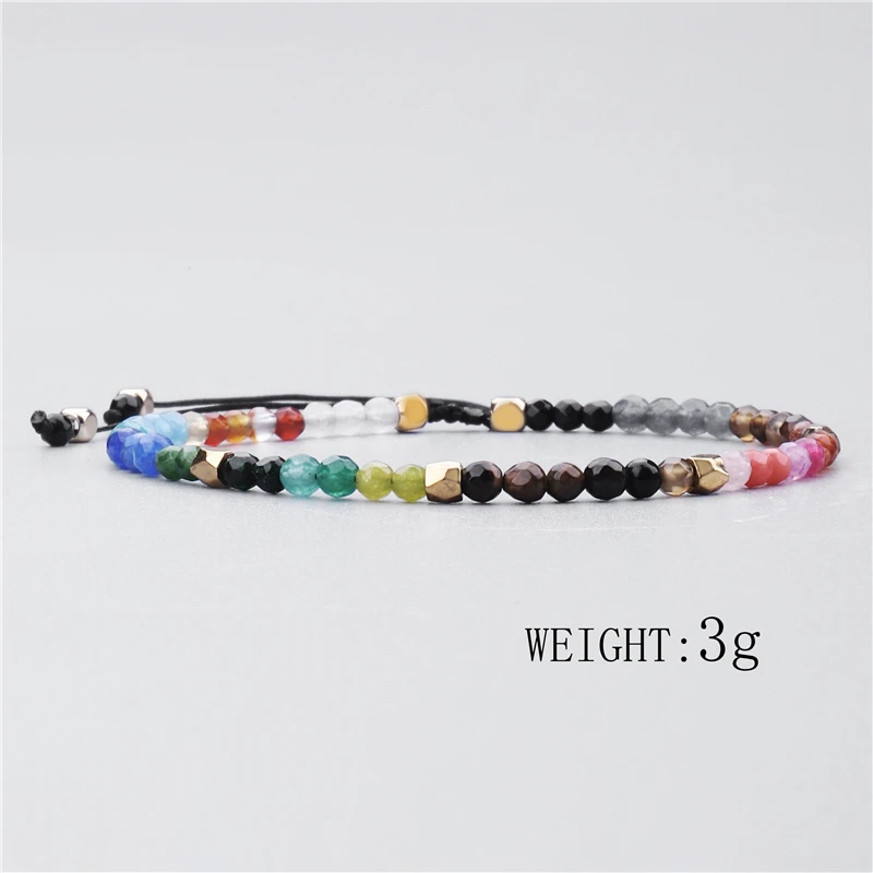 Модные бусины Yaga 7 Чакра Исцеление баланс Будда браслет для женщин и мужчин Лава