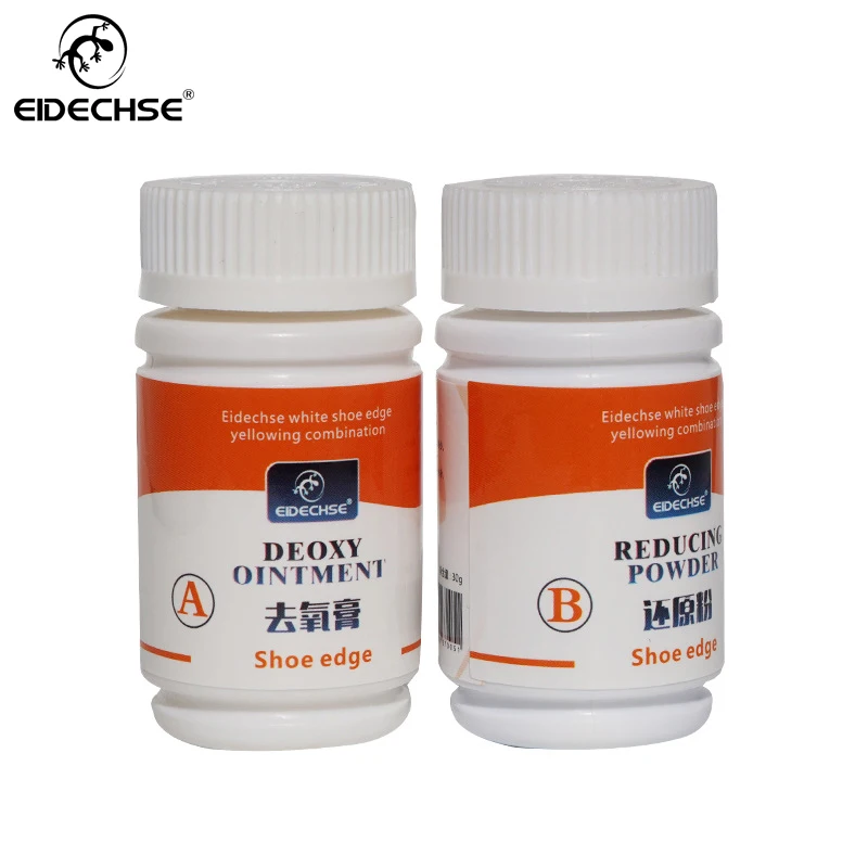 

Shoes Change Agent Sneakers De-Oxidation Yellowing Reduction Whitening Clean White Cleaning Shoe Edge Sole Set with Tool