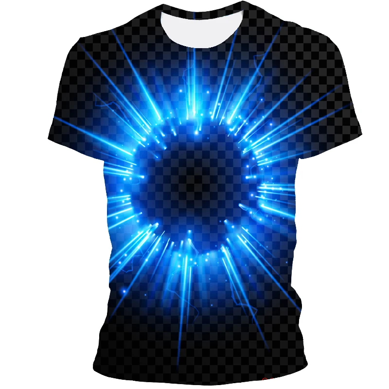 

2021 3D printed T-shirt geometric abstract graphic clothes Harajuku men's clothing T-shirt men's oversized T-shirt top