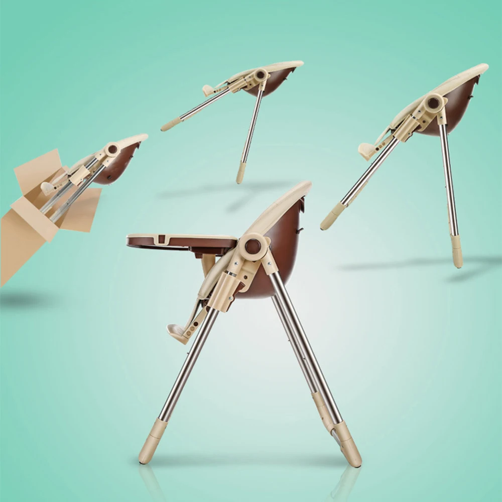 Обновлено с колесами портативное детское кресло для новорожденных регулируемое