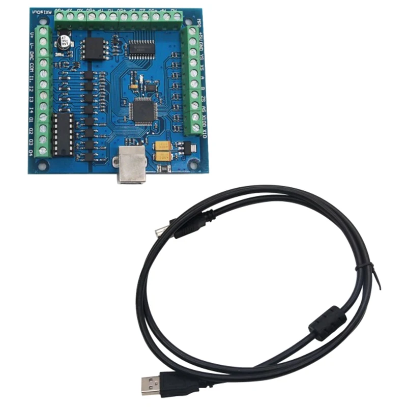 Горячая Распродажа CNC MACH3 USB 4 оси 100 кГц Гладкий Степпер управления движением ler Card