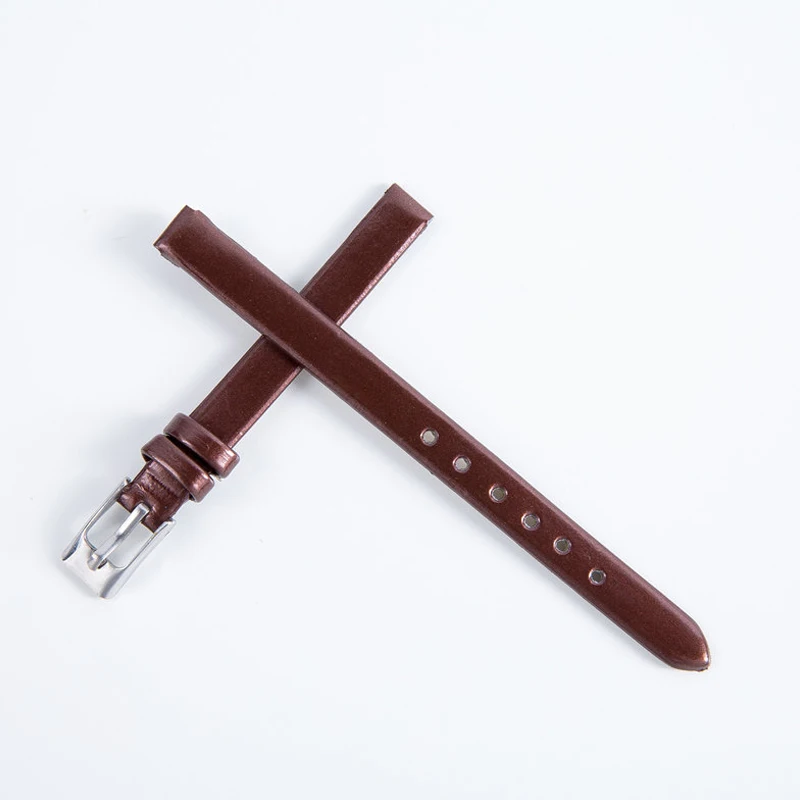 Высококачественные Кожаные Ремешки для наручных часов 8 мм женских аксессуары