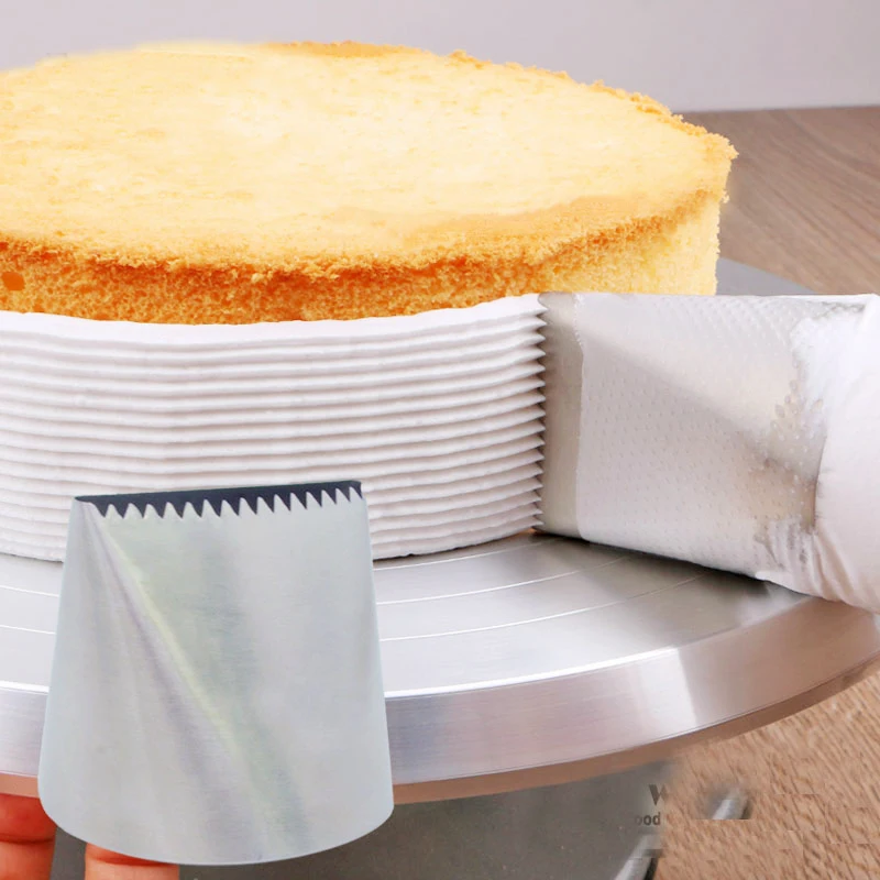 

Инструменты для украшения тортов из нержавеющей стали Fowecelt, кондитерские насадки, кухонные аксессуары для выпечки, кремовое приспособлени...