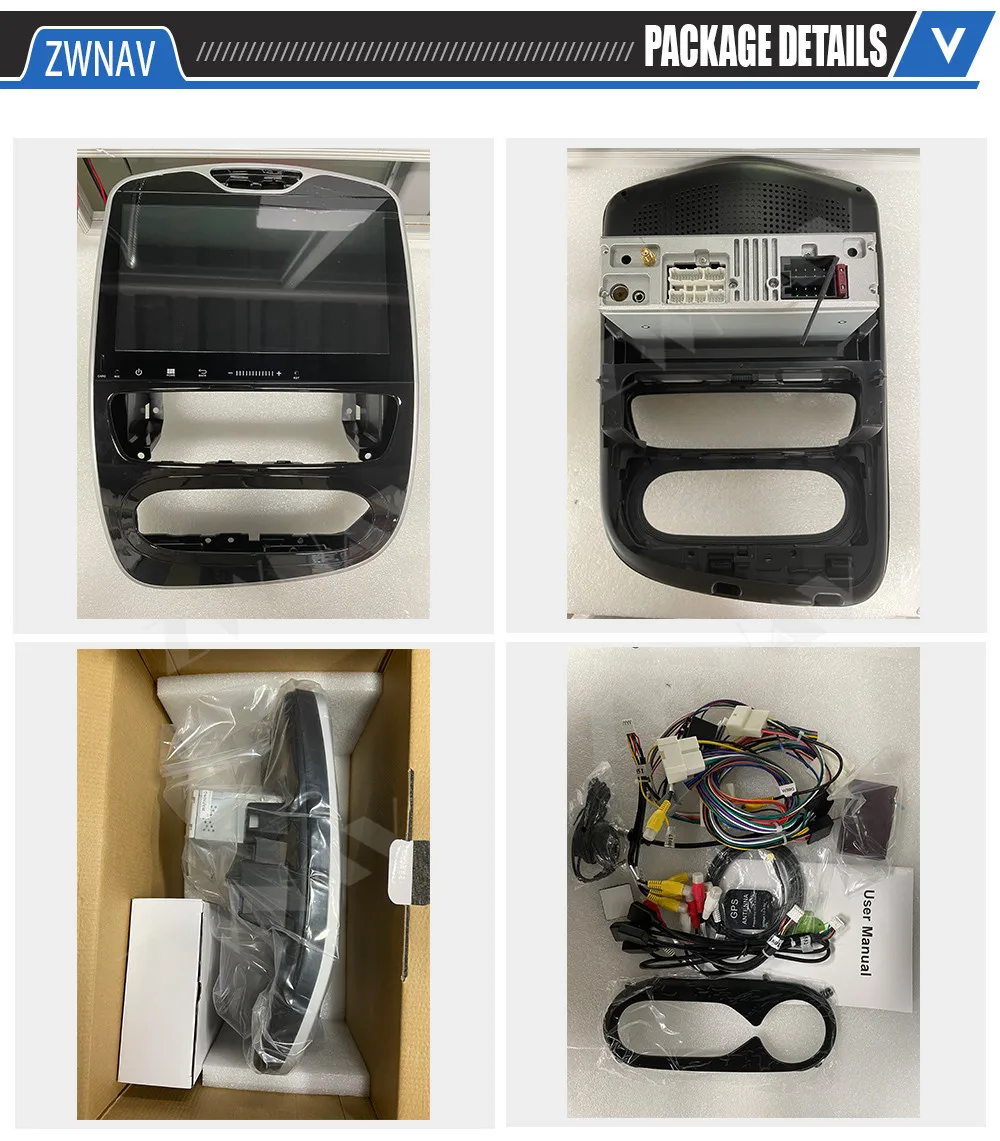 

2 DIn Android 10 Car Stereo Player GPS Navigation for Renault Clio 2013 2014 2015 2016 2017 2018 Video Radio Head Unit Free Map