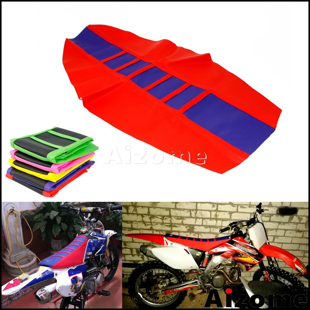 Резиновый захват для мотоцикла мягкий чехол сиденья Honda Yamaha SXF EXC XCF YZF WR KXF RMZ CRF XR 125