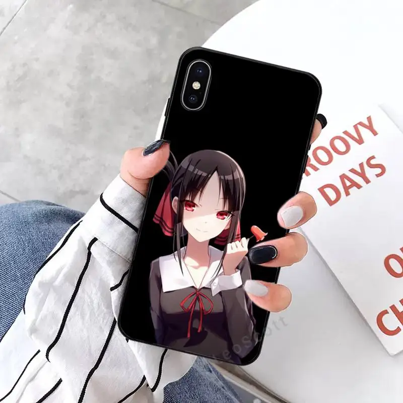 

Anime Kaguya Sama Phone Case for iPhone 11 12 mini pro XS MAX 8 7 6 6S Plus X 5S SE 2020 XR