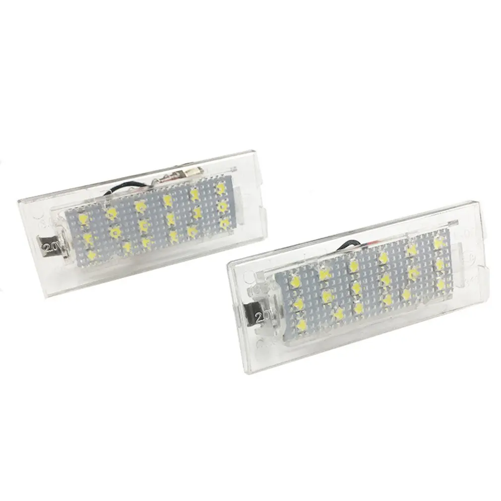 

2Pcs White Canbus Led Number License Plate Light Lamp 18 Smd 3528 For E53 X5 1999-2003 E83 X3 03-10