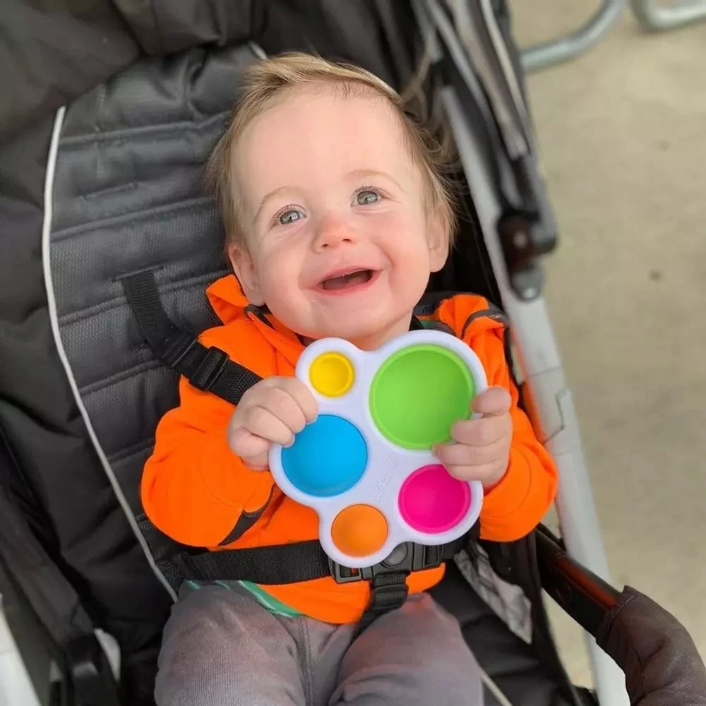 Infant Baby Toys Montessori Exercise Board Rattle Puzzle Colorful Intelligence Development Early Education Intensive Training