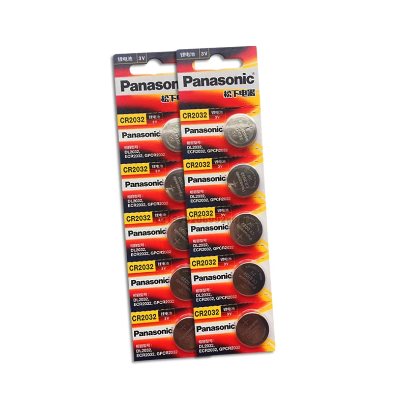 Оригинальный фирменный Аккумулятор для PANASONIC cr2032 3v 15 шт. батарейки монет часов