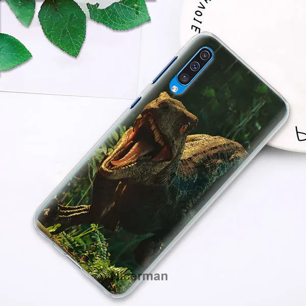 03 Динозавры юрского периода телефонные чехлы для samsung Galaxy A10 A20e A30 A40 A50 A60 A70 A80 A6 A8+ A7 A9 жесткий чехол из поликарбоната - Цвет: 03