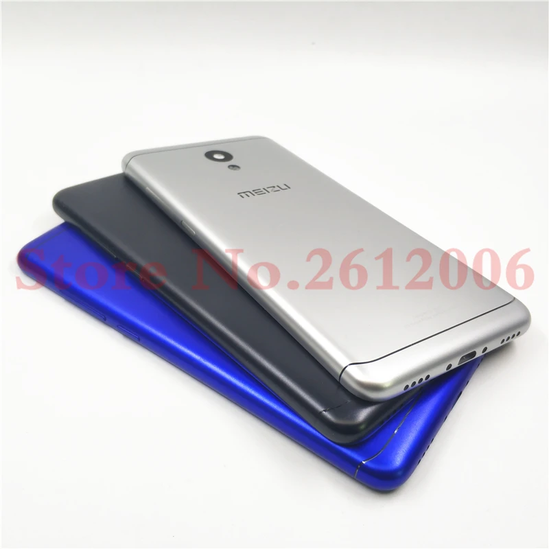 Корпус для Meizu M6 m6 mini M711H M711Q металлический аккумулятор задняя крышка Запасные части чехол+ кнопки объектив камеры+ боковые клавиши