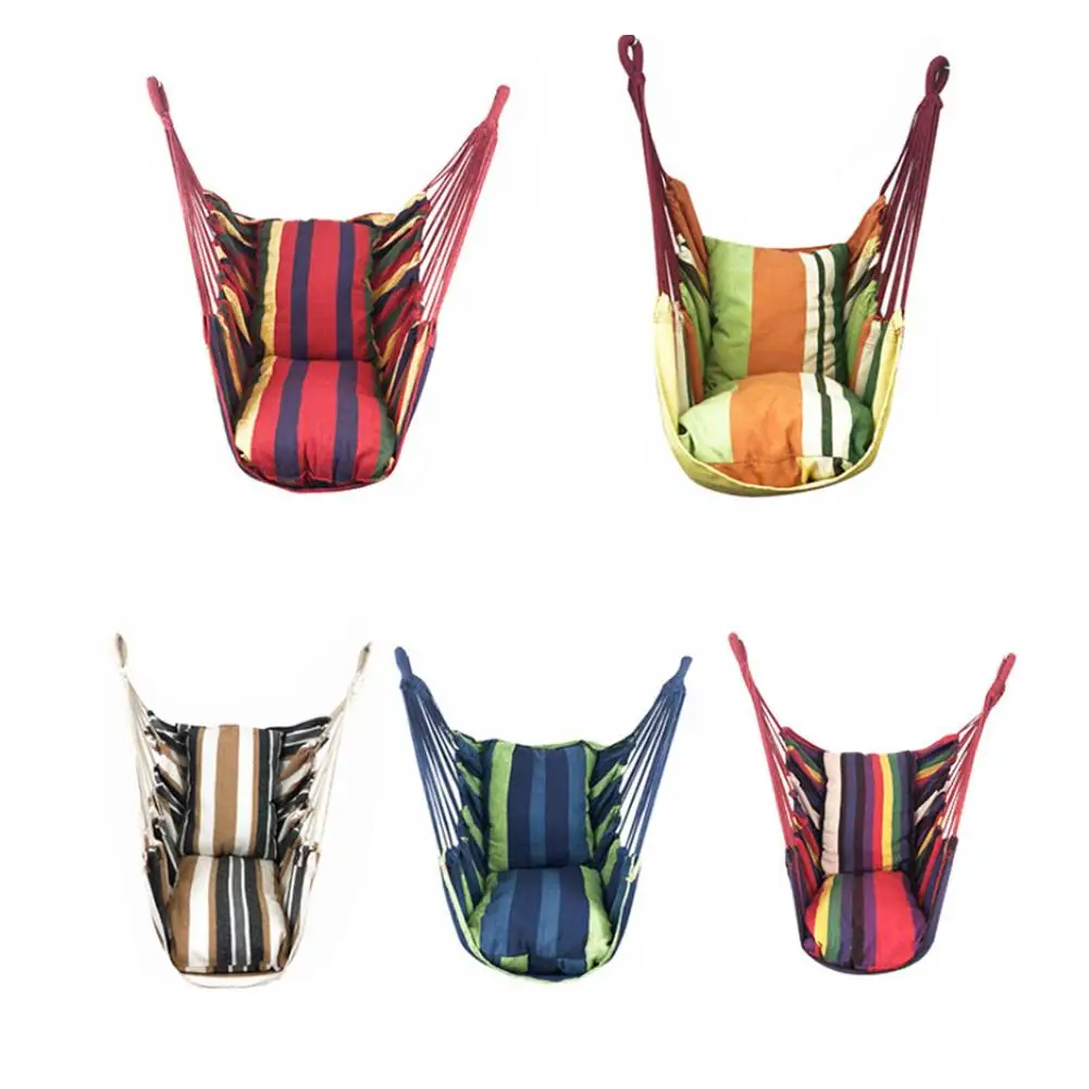 Goede Nieuwe Hangmat Stoel Schommel Stoel Seat Travel Camping Hangmat Outdoor Tuin Volwassenen Kinderen Opknoping Stoel Meubelen Hangmat