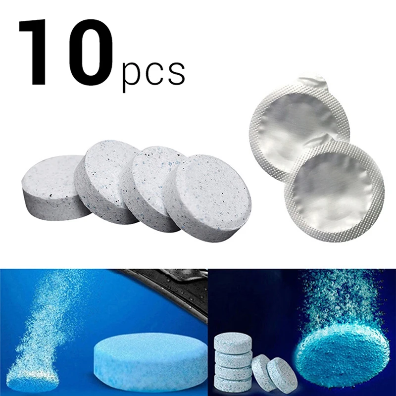 10 шт. (1 = 4 л воды) очистка окон автомобиля очиститель стекол ветрового стекла