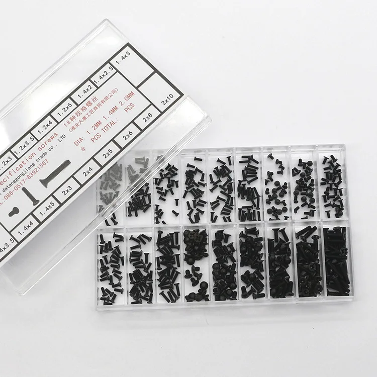 Бесплатная доставка 18 видов очков Рамка для комплект маленьких винтов ноутбука