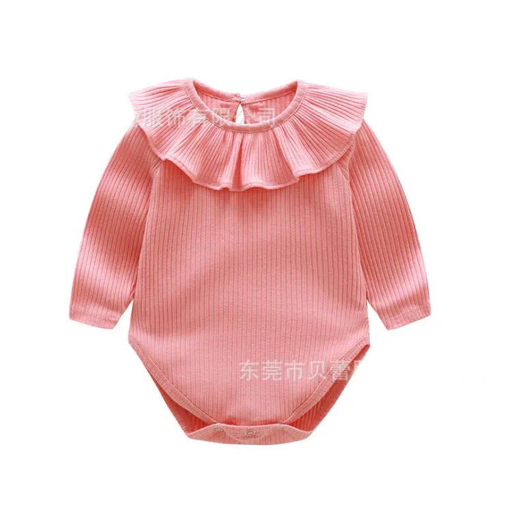 Комбинезоны для маленьких девочек модная весенняя одежда новорожденных Детский