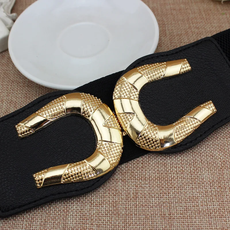 Женский декоративный эластичный пояс в европейском и американском стиле широкий