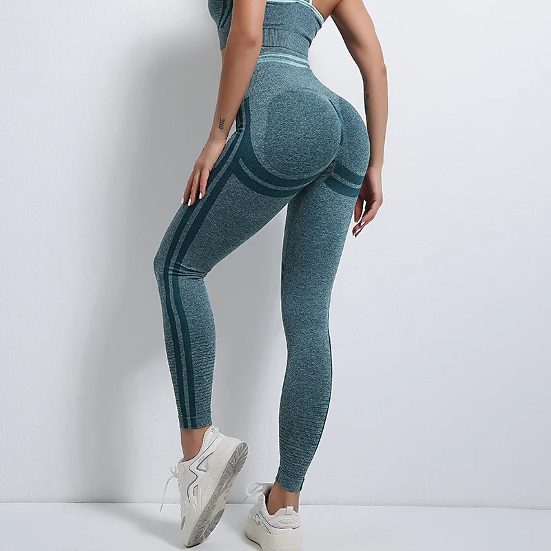 

Women Gym Seamless Yoga Pants Sports Clothes Stretchy High Waist Athletic Exercise Fitness Leggings Activewear Pants