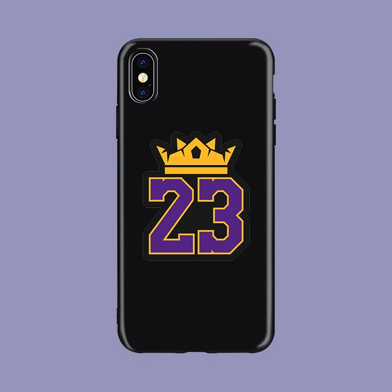 LeBron king James Los Angeles 23 черный мягкий чехол для телефона из ТПУ чехол для iPhone11 pro 5 5S se 6 6s X Xs XR MAX 7 8 plus - Цвет: H-2299