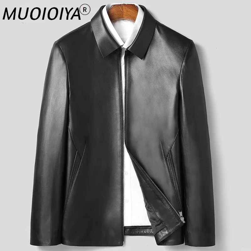 

Мужская осенне-весенняя куртка из натуральной овечьей шкуры, Gm427