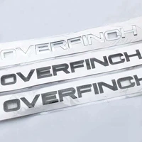 car 3d abs chrome decals sticker for land rover range rover overfinch i322 logo car head hood letters emblem badge stickers