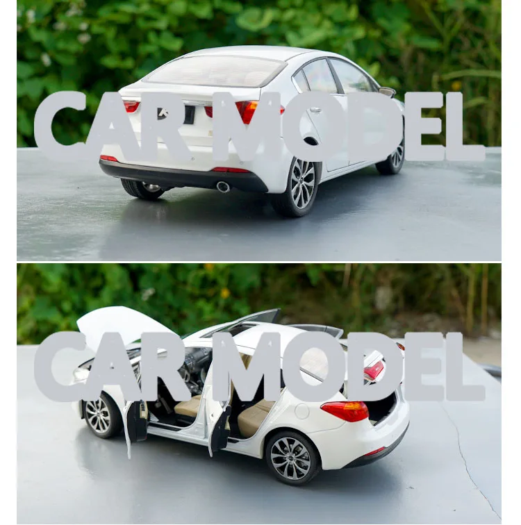 1:18 Масштаб сплава игрушечные транспортные средства QIYA K3 KIA Корея автомобиль модель детских игрушечных автомобилей оригинальные аутентичные Детские игрушки